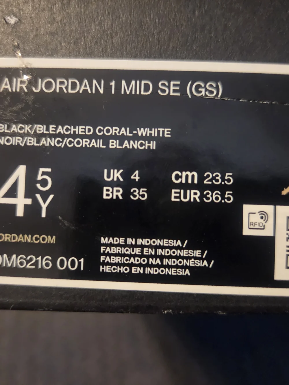 Nike Air Jordan 1 Mid - Black, White & Lavender